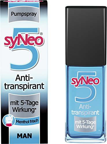 SyNeo 5 Man Deo Antitranspirant Spray (mit Menthol-Frische-Effekt), 30 ml - 2