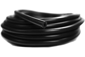 NOVANOX GERMAN ENGINEERING NovaNox® Manguera de vacío de silicona, diámetro 3/4/5/6/8/10/11/14 mm, tamaño a elegir*, diámetro interior: diámetro 11 mm, color: negro