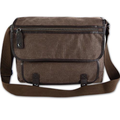 DANIEL RAY Umhängetasche ARIZONA Schultertasche Laptop Tasche Braun
