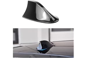 AMENAS Auto Squalo Pinna Tetto Antenna, per Citroen C3 Aircross 2017-2023 Antenna di Ricezione del Segnale Radio FM/AM Autoadesiva Impermeabile,A