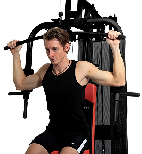 Christopeit Fitness-Station SP 10 de Luxe, Schwarz Rot - 4