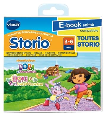 VTech 280905 - Storio - E-book animé - Dora