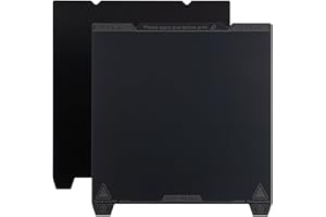 LANKEGU Glatte PEI-Bauplatte für K1 Max, 3D-Drucker, glatte PEI-Oberfläche, Federstahlplatte und magnetische Basis, Druckbettplattform für K1 Max, 315 x 310 mm