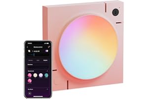 Cololight Smart Light, RGB Desk Light, Magnetic Smart Led Light, RGB Display Stand, Night Light, Smart App Control & Gesture Control, Music Sync Color Changing, Mix Acid, Pink