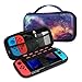 Price comparison product image Fintie Carry Case for Nintendo Switch - Portable Traveler Protective Cover Storage Carrying Bag Pouch with 10 Game Card Slots and Inner Pocket for Nintendo Switch Console Joy-Con, Galaxy