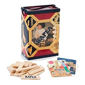 KAPLA Jeu de Construction avec 200 planchettes en Bois, Jouet en Bois, dès 2 Ans