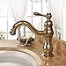 Produktbild bathroom taps SCLOTHS SCLOTHS Badezimmer Waschtischarmaturen Modern,Retro,Kupfer,Heißen und Kalten Wasserhahn,Gold,Rotation,A-880