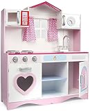 Leomark Pink Play Große HolzKÜCHE Fur Kinder 82x30x101 KinderKÜCHE SpielKÜCHE Zubehör Kitchen KinderspielKÜCHE Spielzeug KÜCHE Aus Holz - 3