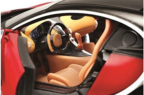 MAISTO MI31514R BUGATTI CHIRON 2016 RED/BLACK 1:24 MODELLINO DIE CAST MODEL