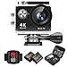 Price comparison product image IXROAD Action Camera 4K Ultra HD 12MP (2" LCD Screen WiFi Underwater Sport Cam) 170° Wide Angle Lens Waterproof Helmet Camera Camcorder with Remote Control, 2 Batteries, Accessories Kits (Black)