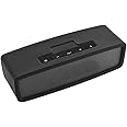 CRUVURBI Shockproof Silicone Case for Bose Soundlink Mini I 1 Mini II 2 Bluetooth Speaker Protective Cover Soft Skin(BLACK)