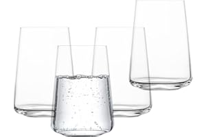 SCHOTT ZWIESEL Allroundbecher MioVino (4er-Set), moderne Wassergläser, spülmaschinenfeste Tritan-Kristallgläser, Made in Germany (Art.-Nr. 124053)
