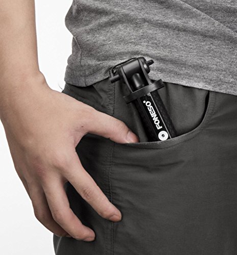 Selfie Stick,Foneso Selfie-Stangen Ausfahrbar Kabelgebunden fÃ¼r Smartphones