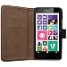 Produktbild Slabo Flip Case Cover in Bookstyle für Nokia Lumia 630 / 635 - TOP QUALITÄT - schwarz | black