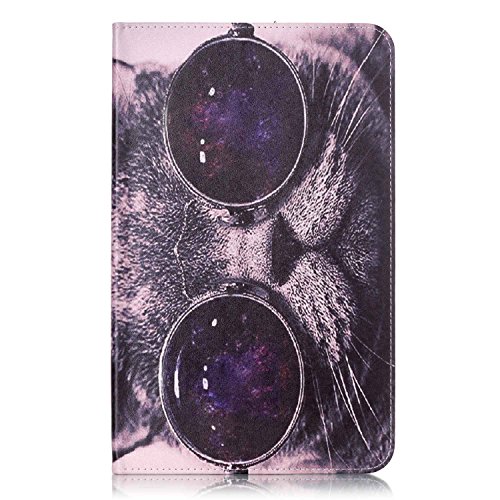 Romtronic Cute Colorful Flip Tasche PU Leder Abdeckung Stand Schutzhülle für Samsung Galaxy Tab A6 10.1 Pouces SM-T580 / SM-T585 + 1 x Schwarz Stylus (Design 07) - 2