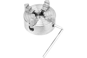 ZUNATE Vierbackenfutter,Z011A Zink Legierung 4 Backenfutter Clamp Zubehör für Mini Metall Drehmaschine,Aus hochwertigem Material ，sehr langlebig