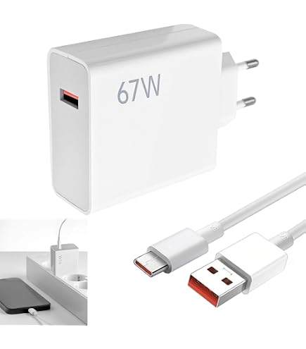 Chargeur Rapide 67W Pour Xiaomi/Redmi – Compatible Mi 13, Redmi Note 13, Avec Câble USB-C 1 M - 7
