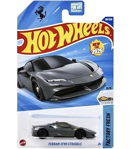 HOT WHEELS フェラーリ Mattel Hot Wheels Ferrari SF90 Stradale [Red], Factory Fresh 5/5