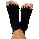 Aidoriz Foot Alignment Socks Women and Men, 5 Toe Separator, Bunion Corrector, Pain Relief, Plantar Fasciitis, Hammer Toes