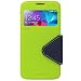Produktbild Roar Galaxy S4 Flip Case Tasche, Flipcase Schutzhülle, Bookcase Handytasche, Premium Handy-Etui mit Fenster für Samsung Galaxy S4, Grün