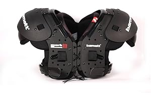 ‎BARNETT BARNETT Shoulderpad Mark III American Football Schulterschutz Profi, Farbe schwarz