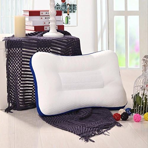 Lavender cassia health magnetic health Pillow buckwheat pillow neck pillow-bedroom living room living room (flowers and pillow) , deep blue , 48*74cm