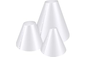 NEEWER 3 Pack Light Cone Photography Lighting Diffusers (14"/15"/20"), PC Cone 360° Light Diffusion for Reflective Objects Photoshoot, Alternative for Jewelry Product Photography Photo Box, NK001