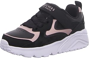 Skechers Girl's Uno Lite Metallic Burst Sneaker