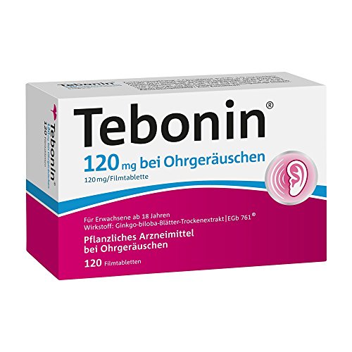 Tebonin 120 mg Film Coated Tablets for Ringing Ears 120 Tablets