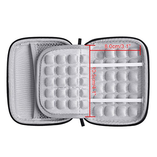 Mudder Festplattentasche Festplatte Schutzhülle Hardcase für Seagate Expansion and Backup, und WD mein Pass Ultra 2,5 Zoll tragbare externe Gerät - 2