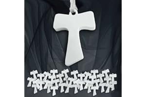 SLIDE 50pz Croce TAU Bomboniera Prima Comunione Battesimo Betlemme Crocefisso per decorazione scatolini Prima Comunione Battesimo Natale Pasqua Matrimonio