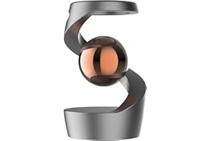 FRANSANDE Giocattolo cinetico da scrivania che sfida la gravità, giroscopio sospeso da desktop, giocattolo da scrivania illusione ottica,giocattoli cinetici da scrivania,forma metallica che sfida la gravità (C