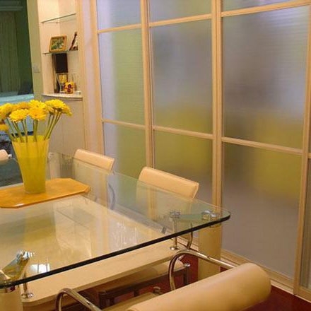 (60cm X 200cm)DuoFire statisch haftende Deko- / Sichtschutzfolie Privacy Glass Window Film DS001 - 4