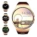 Produktbild Evershop 1,5 Zoll IPS Runde SmartWatch Bluetooth Smartwatches mit SIM/TF Card Solt Sleep Monitoring Anti-Lost Heart Rate Monitor and Pedometer for IOS and Android System