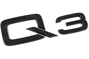 Audi 83A071803 scritta Q3 logo nero Tuning Exclusive Black Edition emblema autoadesivo