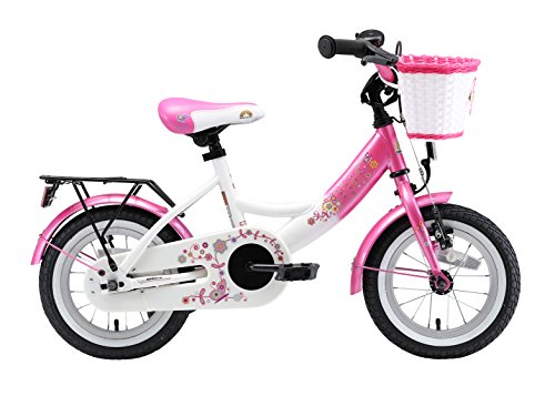 BIKESTAR® Premium Kinderfahrrad für sichere und sorgenfreie Spielfreude ab 3 Jahren ★ 12er Classic Edition ★ Flamingo Pink & Diamant Weiß - 2