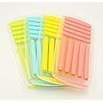 Selecto Bake Pop Out Non Stick Ice Cube Tray Soft Silicone Plastic 10 Ice Cube Sticks 1 Colour at Random Sent