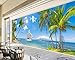 Produktbild Keshj Benutzerdefinierte Wohnzimmer Schlafzimmer 3D Wallpaper Riesige Ultra Hd Seascape Coco Volle Szene Full House Tv Hintergrund Wandbild-200Cmx140Cm
