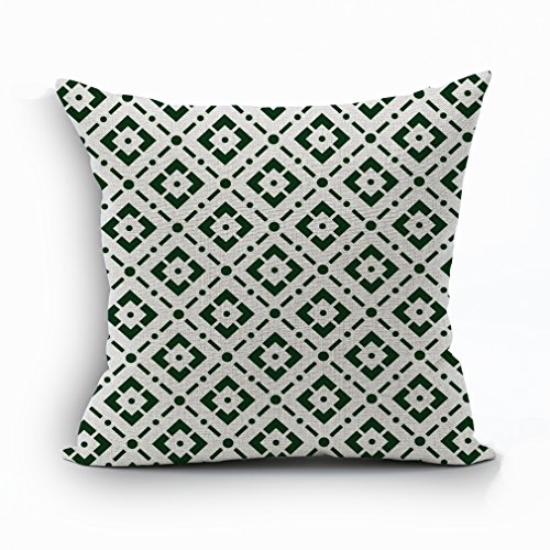 Nunubee Retro Geometrisches Muster Baumwolle Leinen Kissenbezug Dekokissen Sofakissen Kissenbezüge 45*45cm Kissenhülle, Stil 29