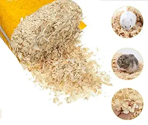 Foodie Puppies Sundog Natural Birch Wood Shavings Bedding for Hamster, Dwarf, Mice, Gerbil, Rabbit and Guinea Pig - 1Kg