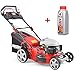 Produktbild HECHT Benzin Rasenmäher 4,4 kW / 6 PS Motorleistung 4-Gang Radantrieb 56cm Schnittbreite 7-fach Schnitthöhenverstellung GT-Markengetriebe Mulchfunktion Lieferung inkl. Motoröl