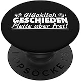 Glucklich Geschieden Pleite Aber Frei Scheidung Spruche T Shirt Amazon De Bekleidung