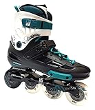Ruedas 80x32mm de 84A KRF The New Urban Concept New Angel - Patín para Hockey, Hombre, Negro, 43