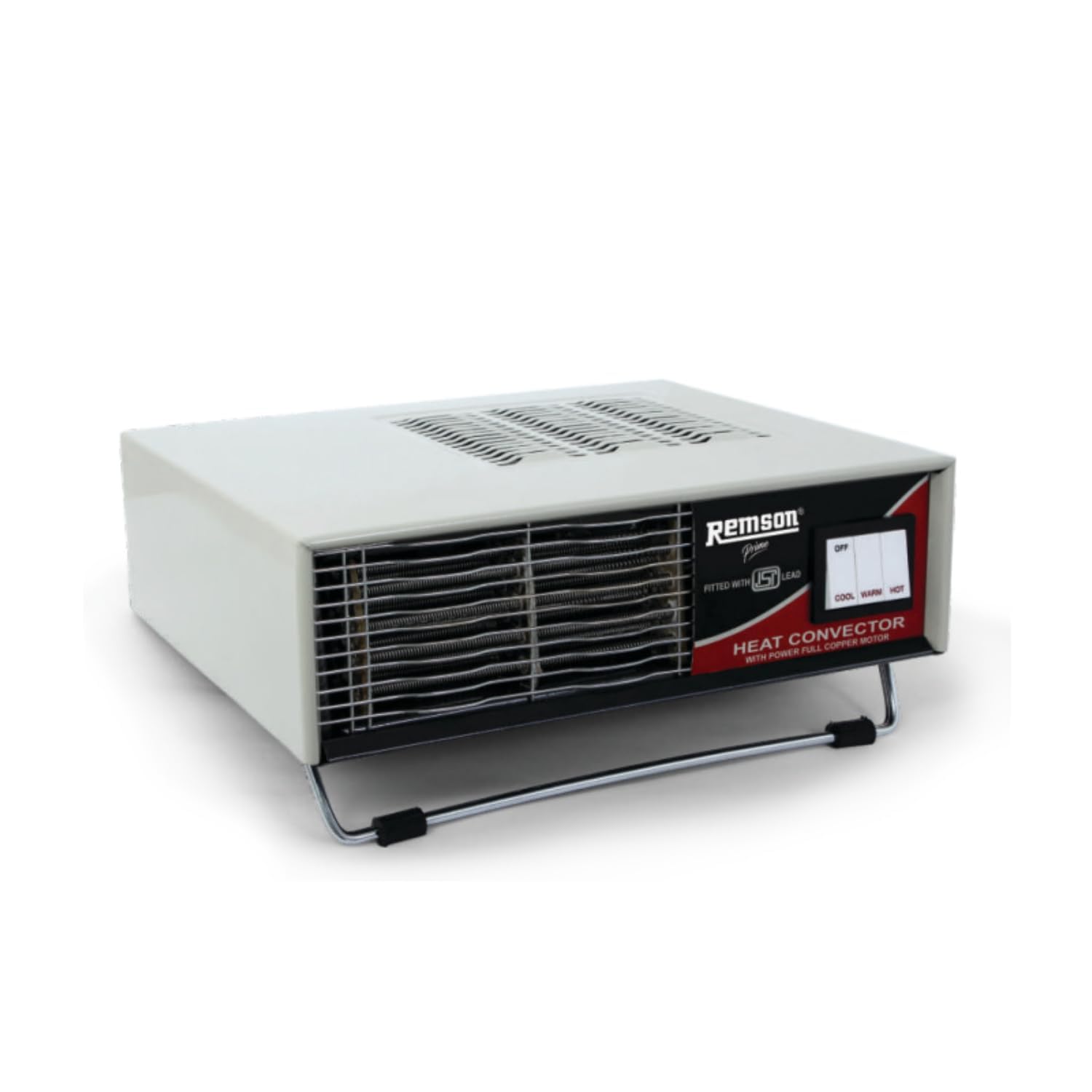 REMSON PRIME Heat Convector with Powerfull Copper Motar | 2 Heat Setting 1000W/2000W | Safety Thermostat Control | Adjustable Height | Electric Room Heater