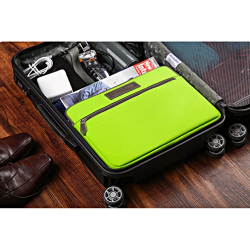 Caison 15.6 zoll Klassisch Tragbar Laptop Sleeve Case Hülle Beutel Für 15.6″ Notebook Computers (Gruen) - 7