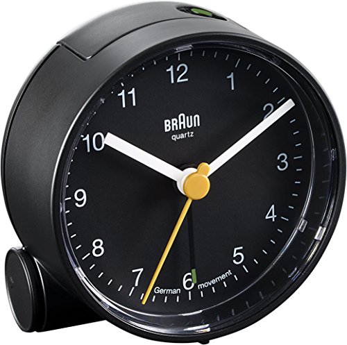 Braun Quarzwecker analog, schwarz BNC001BKBK