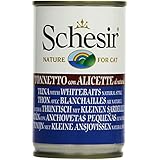 Schesir Katzenfutter Thunfisch und Sardellen 140 g Dose, 8er Pack (8 x 140 g)