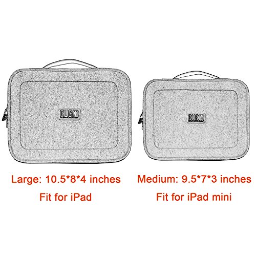 BUBM Mehrfachfunktion Kabelorganiser Tasche Reisetasche mit Doppelschichten für Elektronische Zubehöre wie Netzteil, Maus und USB Stricks(Mittel, Schwarz) - 7