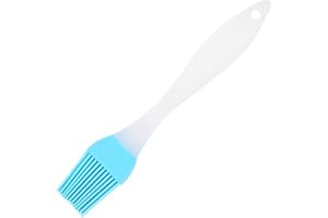 pinceau patisserie,pinceau cuisine,pinceau cuisine silicone,pinceau barbecue,Pinceau Patissier Silicone,pour Cuisiner,Barbecue,Gâteaux,Badigeonner Huile,20cm(bleu)