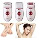 Epilator LuckyFine 3in1 Wet&Dry Rechargeable Cordless Electric Foot Callus Remover Epilator Lady Shaver Kit Travel Pouch